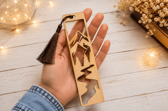 Download Wood Bookmark Laser Cut SVG - Bookmark Collection