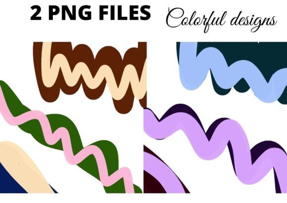 Download Colorful Curls Lines Art Design - Premium Resources