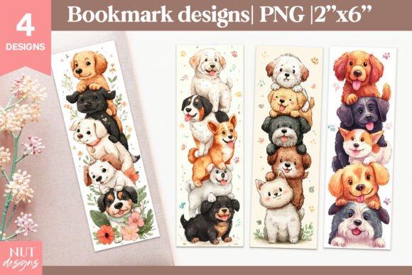Download Funny Dogs Bookmark, Cartoon Bookmarks - Bookmark Collection