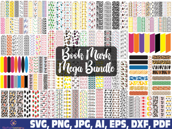Download Bookmark Design Template SVG Png - Bookmark Collection
